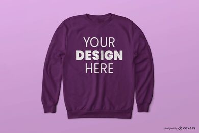 Simple sweatshirt mockup design
