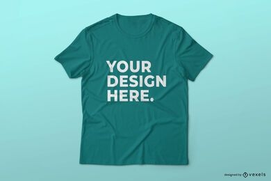 Design simples de maquete de camiseta