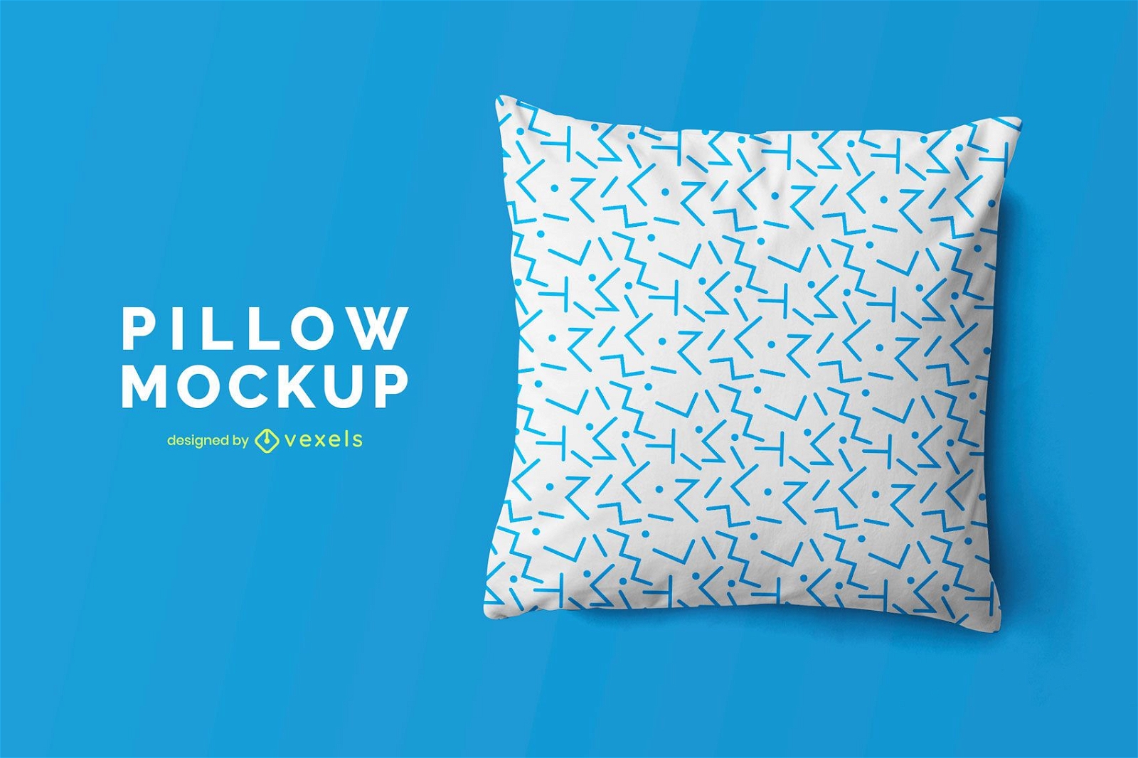 Throw pillow mockup design