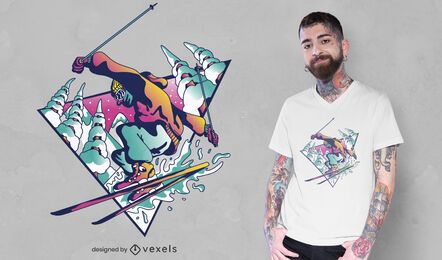 Ski Kerl T-Shirt Design