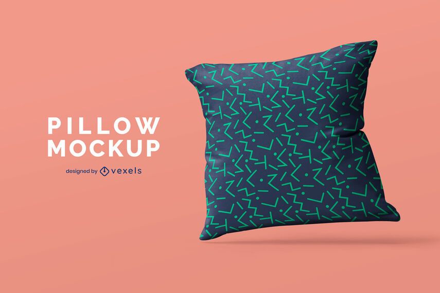 Single pillow mockup design Single pillow mockup design
