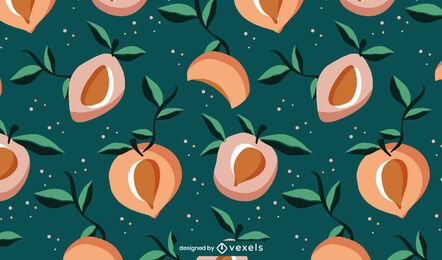 Peaches pattern design