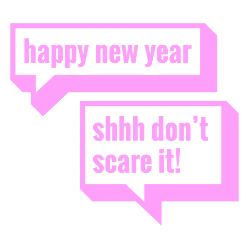 Funny New Year Lettering Transparent Png Svg Vector File