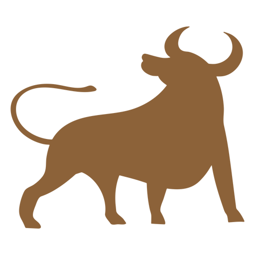 Ox animal silhouette PNG Design