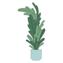 Planta de casa alta plana Desenho PNG