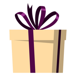 Wrapped bow present illustration PNG Design