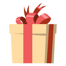 Wrapped present illustration