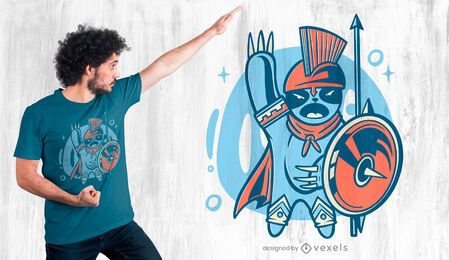 Sparta sloth t-shirt design