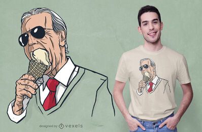 Biden Eiscreme-T-Shirt Design