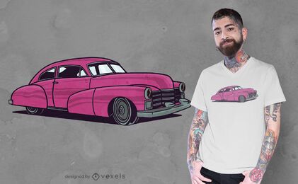Design clássico de camiseta de carro Design clássico de camiseta de carro