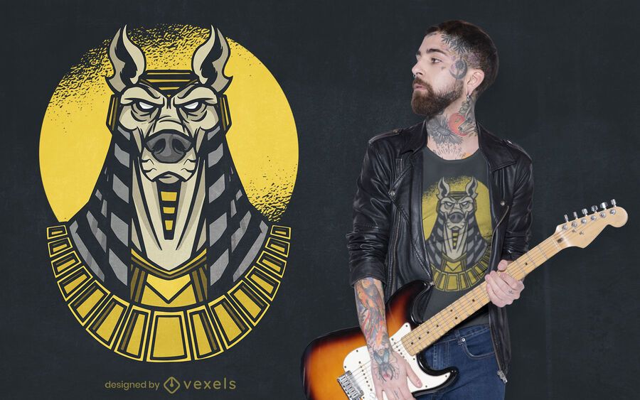 Design de camiseta Anubis God Design de camiseta Anubis God