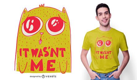 No era yo el diseño de la camiseta No era yo el diseño de la camiseta