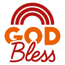 Dios bendiga las letras Transparent PNG
