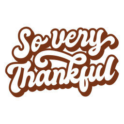 Also sehr dankbarer Schriftzug PNG-Design