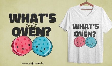 Gender cookies t-shirt design