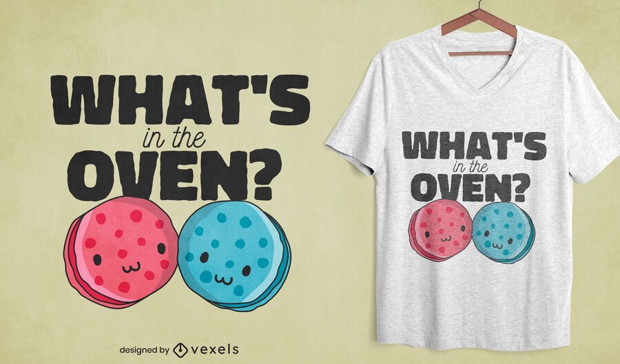 Gender cookies t-shirt design Gender cookies t-shirt design