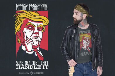 Trump hair t-shirt design Trump hair t-shirt design