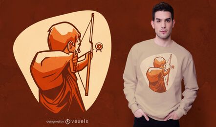 Archer bow t-shirt design Archer bow t-shirt design