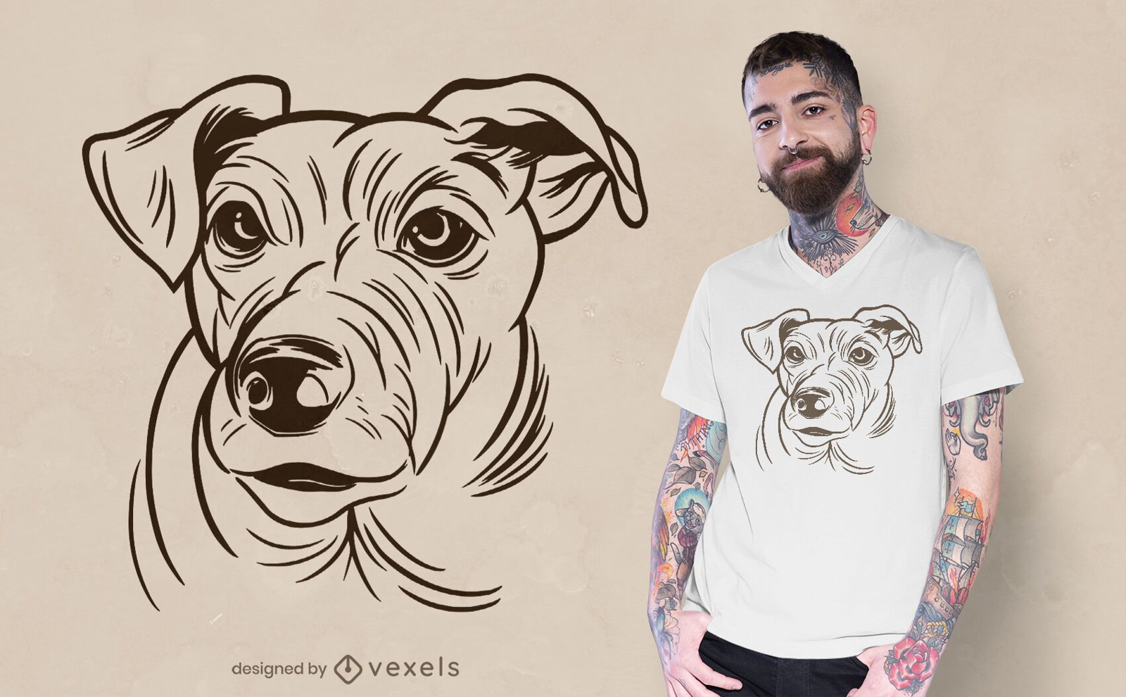 Design de camisetas Jack Russell Terrier