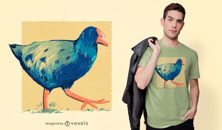 Takahe bird t-shirt design