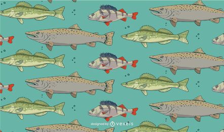 Fish species pattern design