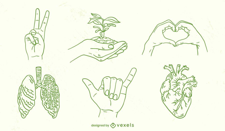 Ecology element set Ecology element set