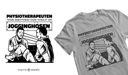 Fisioterapeutas salvam o design de camisetas do mundo
