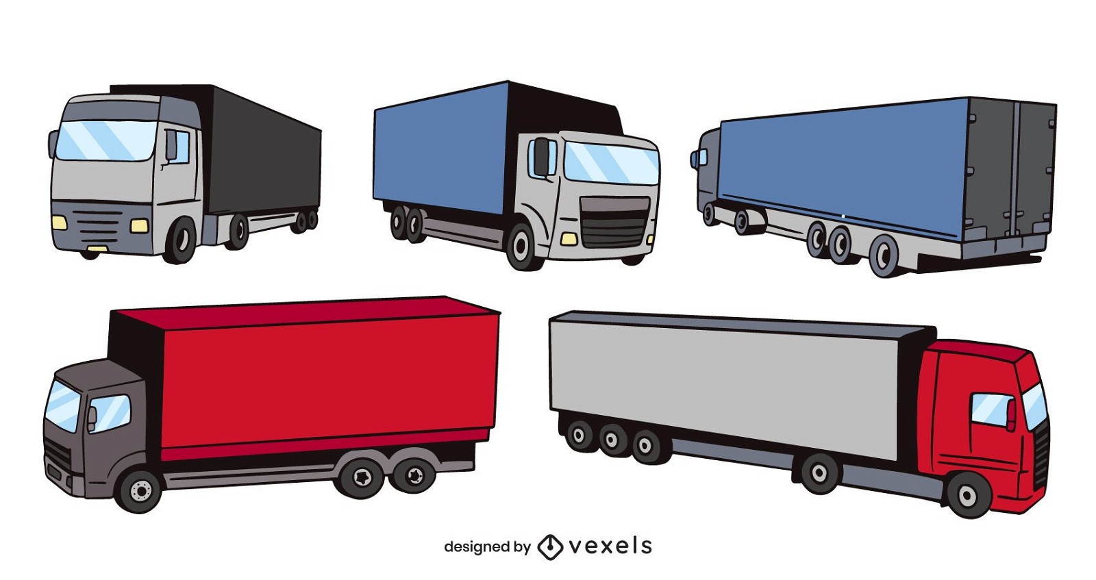 Diseño de escenografía de camiones alemanes