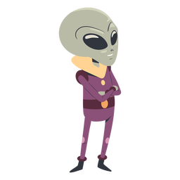 grey alien cartoon