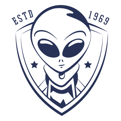 Design PNG E SVG De Alien Intergaláctico Explorando O Espaço Sideral Para  Camisetas