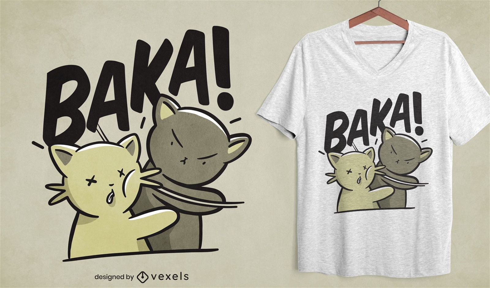 Diseño de camiseta Baka