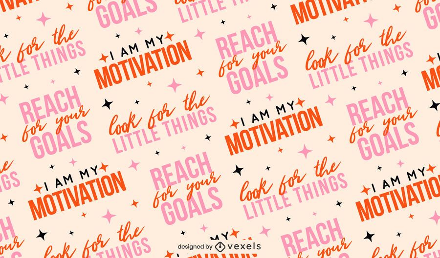 Motivational quotes pattern design Motivational quotes pattern design