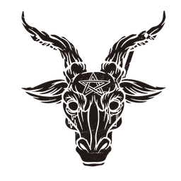 Baphomet ausgeschnitten PNG-Design