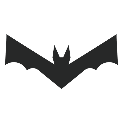 Bat halloween element flat