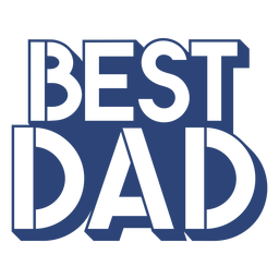Mejor adorno de torta de papá Diseño PNG