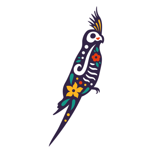 Bird skull otomi PNG Design