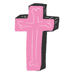 Bone christian cross