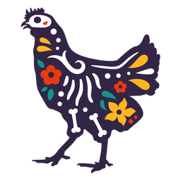 Chicken skull otomi PNG Design Transparent PNG