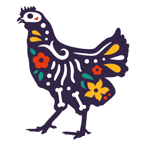 Chicken skull otomi PNG Design