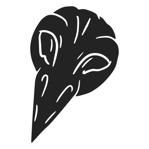 Crow halloween cut out PNG Design