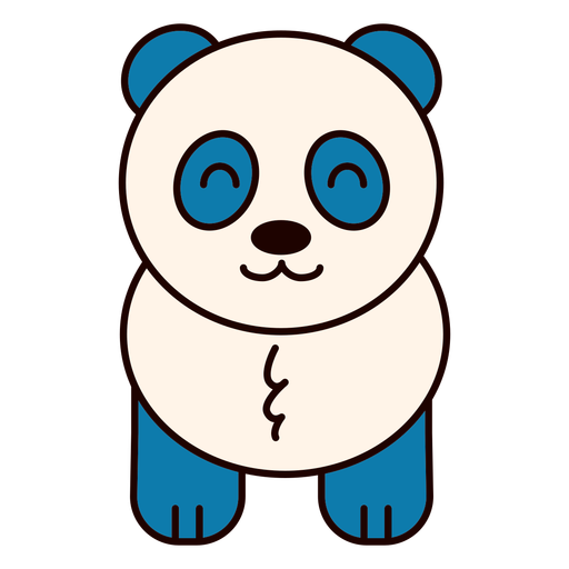 Design PNG E SVG De Personagem De Panda Bonito Para Camisetas