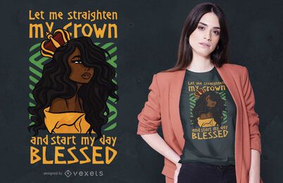 Endireite o design da minha camiseta coroa