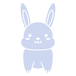 Cute rabbit cut out Transparent PNG