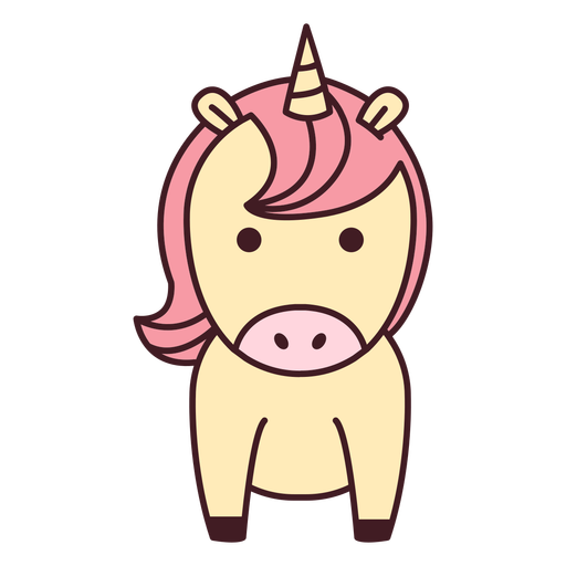 Cute unicorn flat