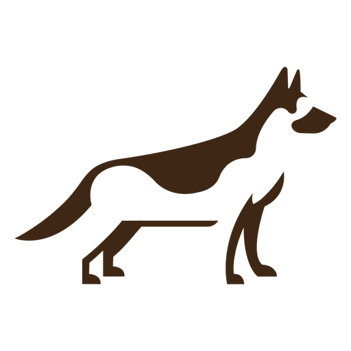 Deutsches Schäferhund-Logo PNG-Design
