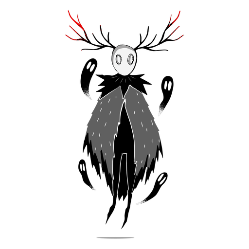 Halloween creature ghost character