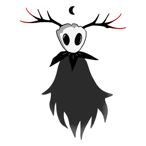 Halloween creature moon character PNG Design