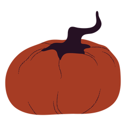 Halloween dark pumpkin illustration