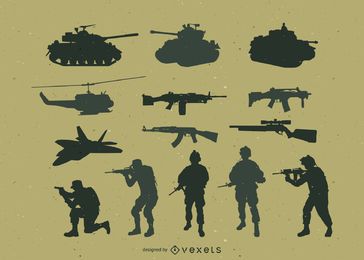 Pacote de vetores militares