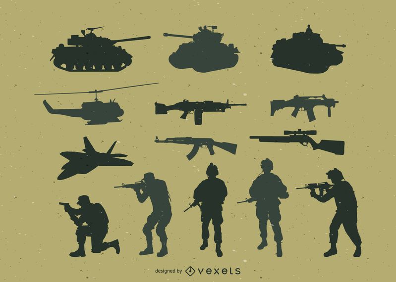 Military vector pack Military vector pack
